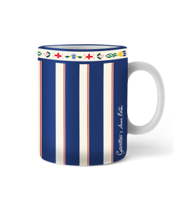 Mug Tasse Marinière & Faïence - Gavottes x Amour Breton