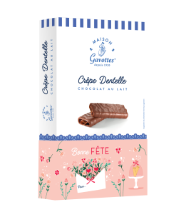 Crêpes Dentelle Chocolat au Lait & Fourreau personnalisable | Maison Gavottes®