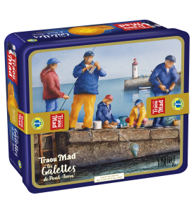 Coffret fer carré - 48 Galettes de Pont-Aven | TRAOU MAD®